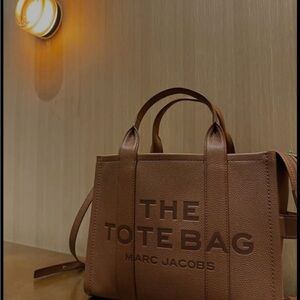 Marc Jacobs Brown Leather Tote Bag